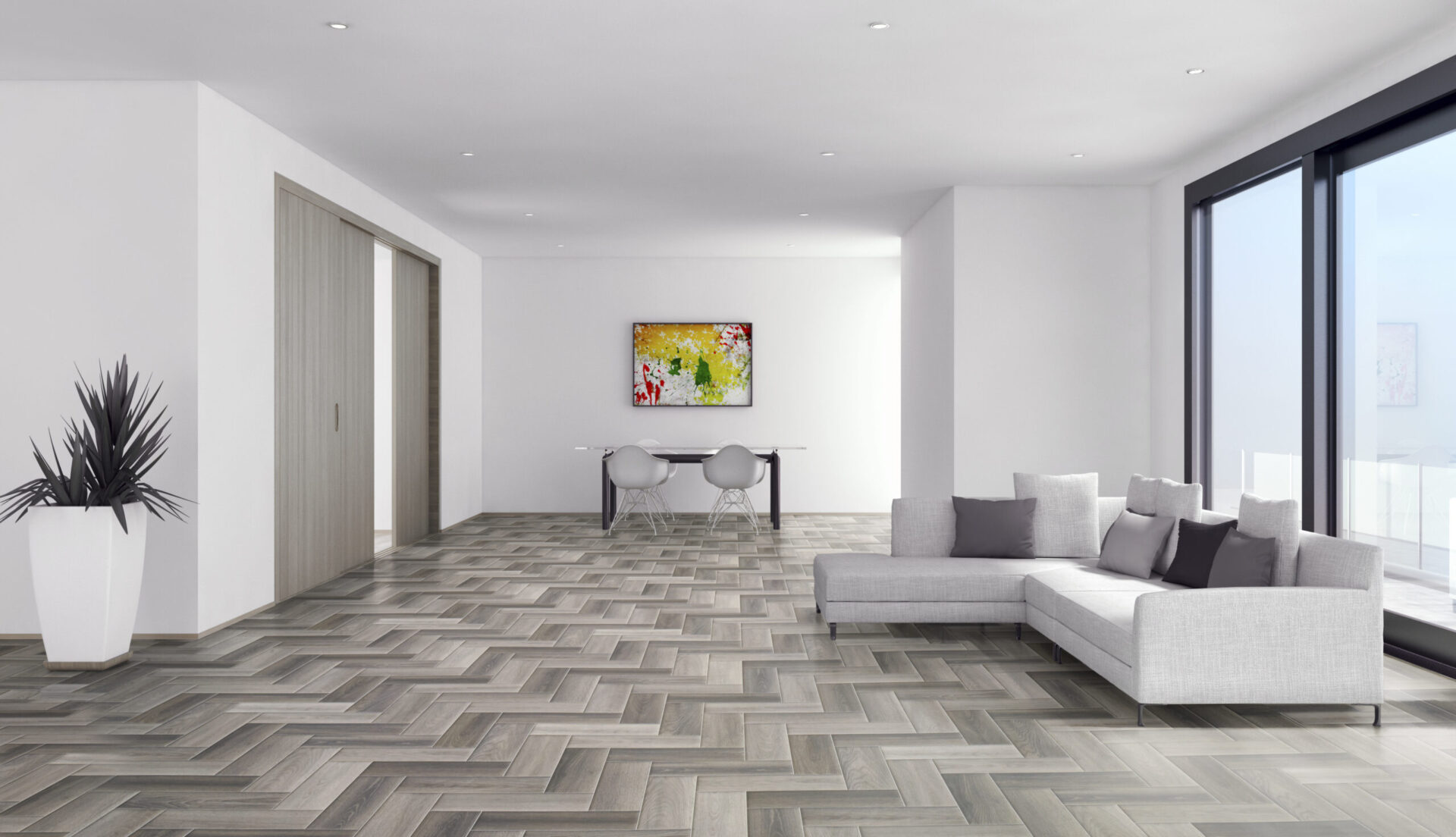 Domestic vinyl flooring installation by Master Floors in Whitstable, Kent