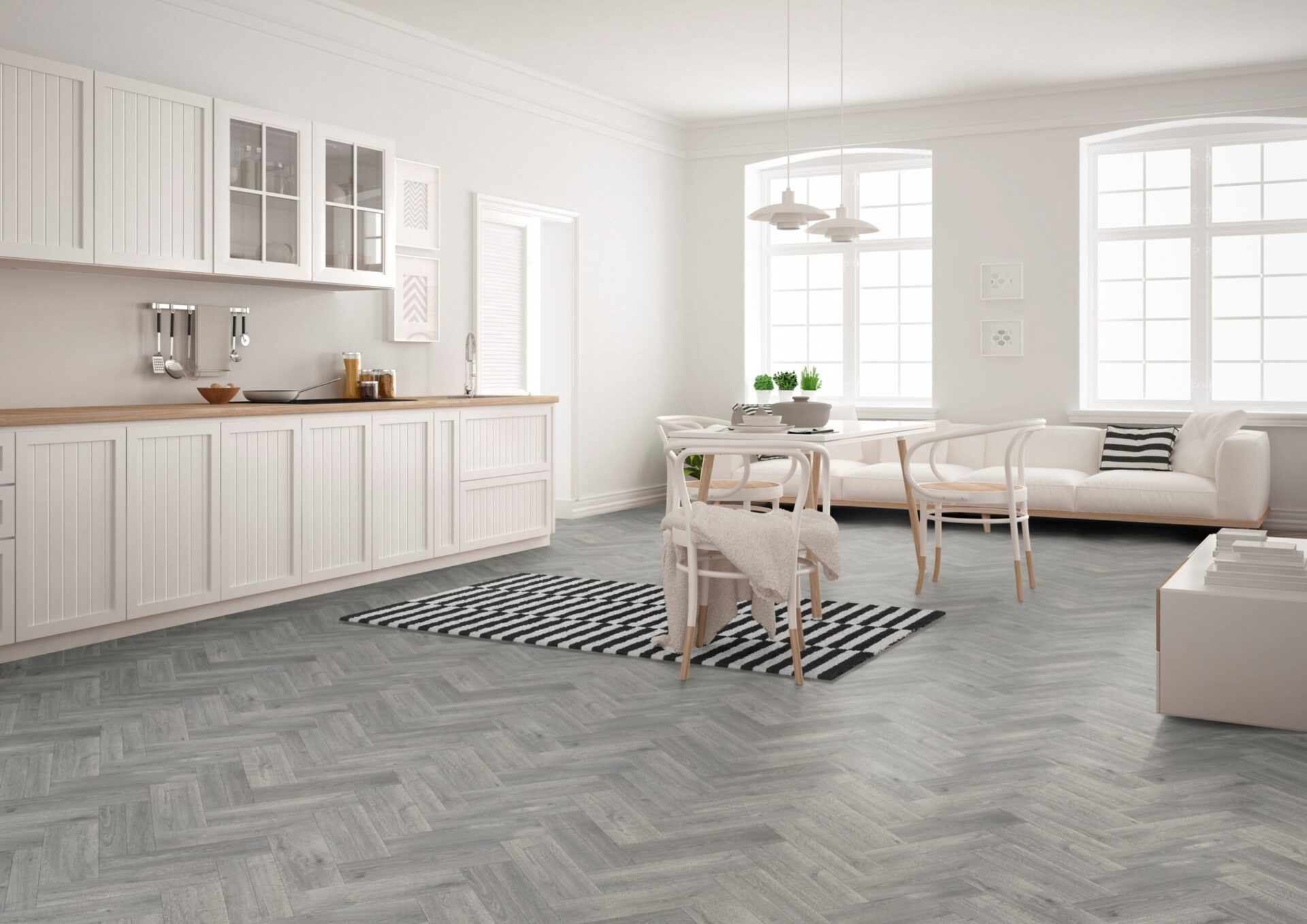 Domestic vinyl flooring installation by Master Floors in Whitstable, Kent