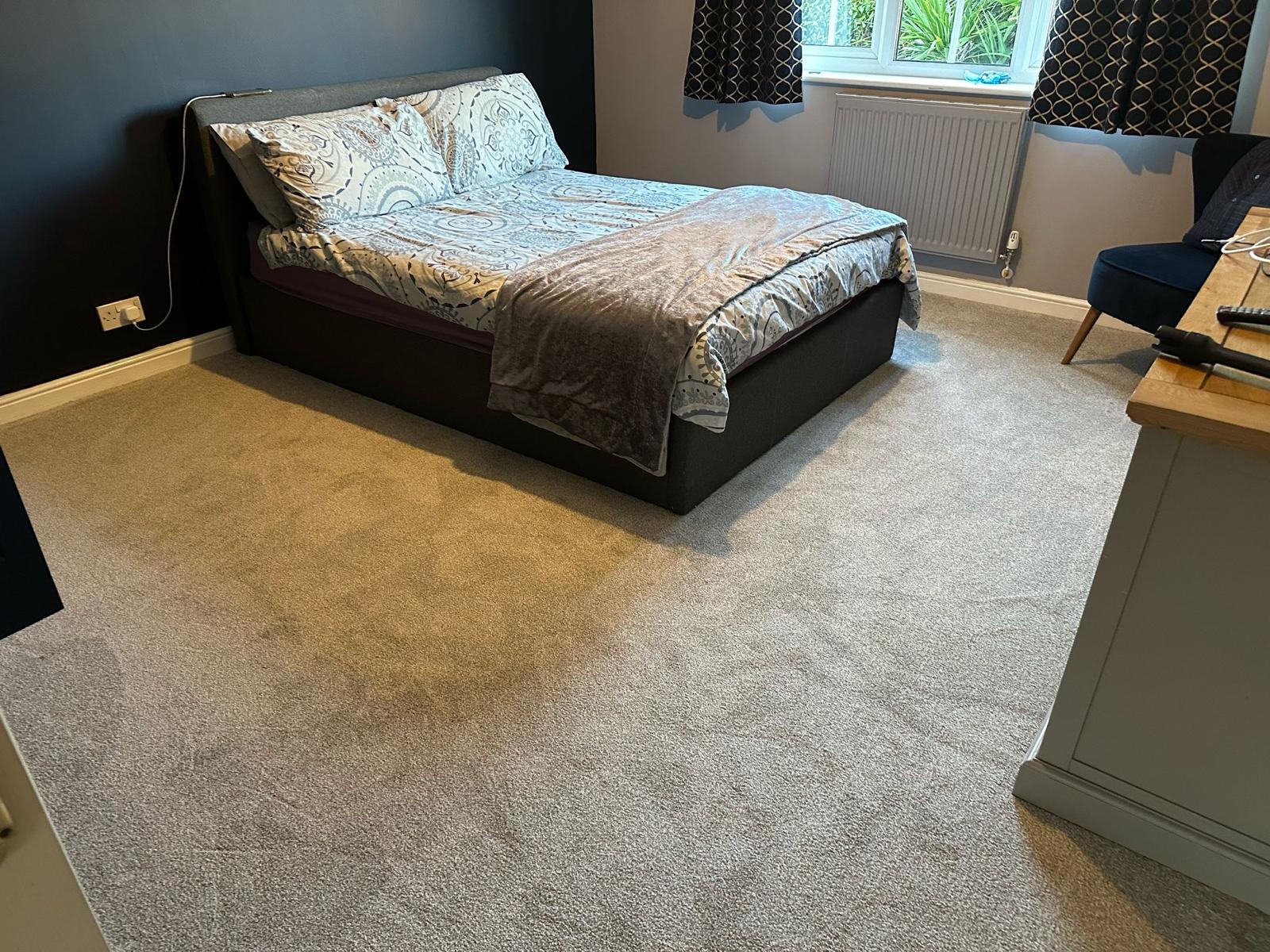 Fitted Carpets Installation of Macao Saxony to Stairs, Landing & Bedroom - Ashford, Kent