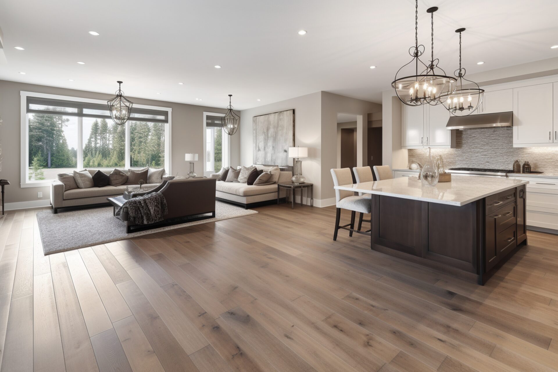 luxury vinyl tiling installed by Master Floors in Canterbury